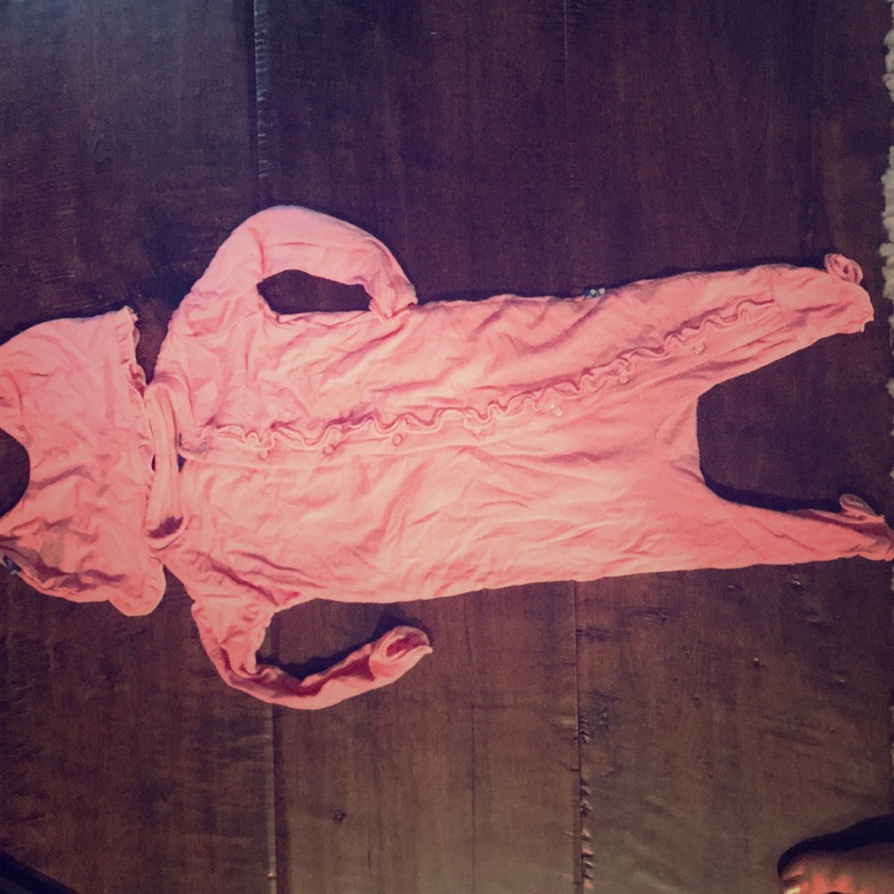 Kickee pants lotus coverall‎ and hat 0-3 mos
